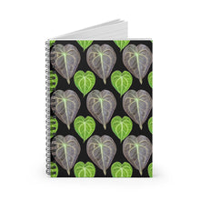 Load image into Gallery viewer, Spiral Notebook - Ruled Line (Anthurium)
