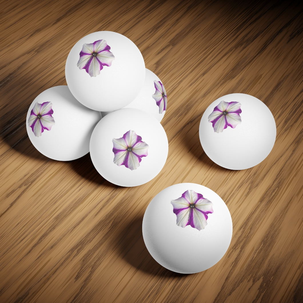 Ping Pong Balls, 6 pcs (Petunia)