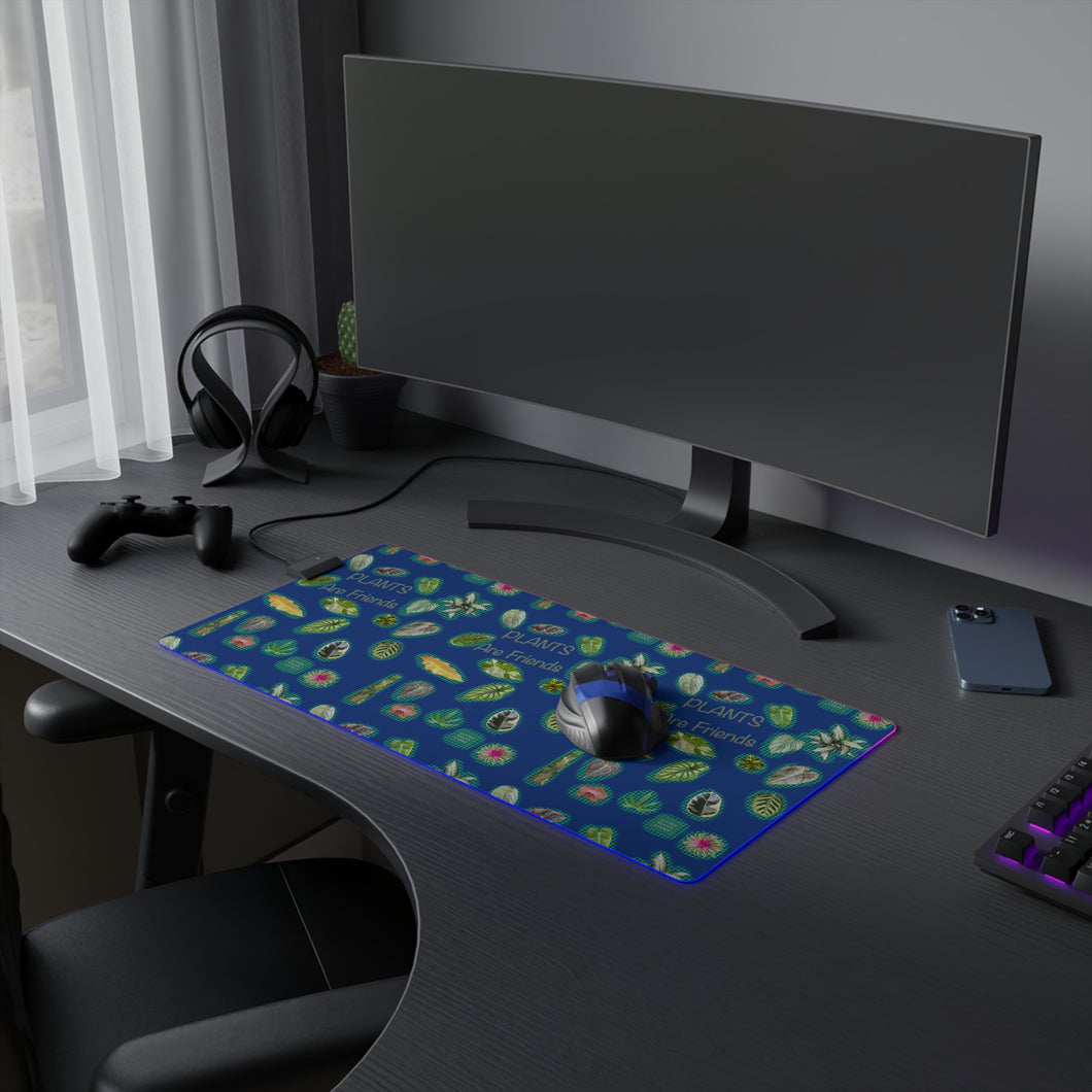 LED Gaming Mouse Pad - Deep Blue