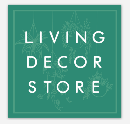 Living Decor Store Sticker