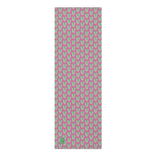 Load image into Gallery viewer, Foam Yoga Mat -Pink (Philodendron)

