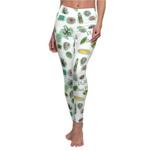 Load image into Gallery viewer, Women&#39;s Cut &amp; Sew Casual Leggings - White
