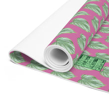 Load image into Gallery viewer, Foam Yoga Mat -Pink (Philodendron)
