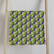 Load image into Gallery viewer, Hand Towel -Purple (Philodendron White Knight)
