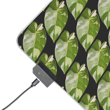 Load image into Gallery viewer, LED Gaming Mouse Pad (Philodendron White Knight)
